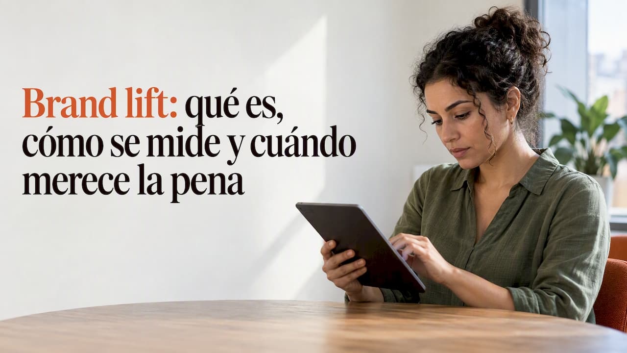 Brand lift: qué es, cómo se mide y cuándo merece la pena